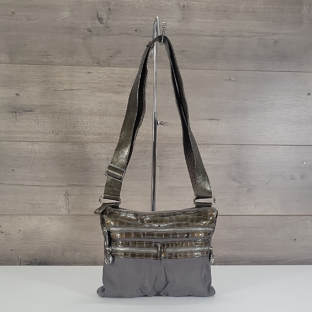 Brighton Metallic Olive Crossbody Shoulder Bag - Brand Unspecified